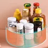 Rotating Kitchen Seasoning Organizer Holder Acrylic Cabinet Rotating Spice Rack Spinning Organizer Rotating Turntable Organizer 4