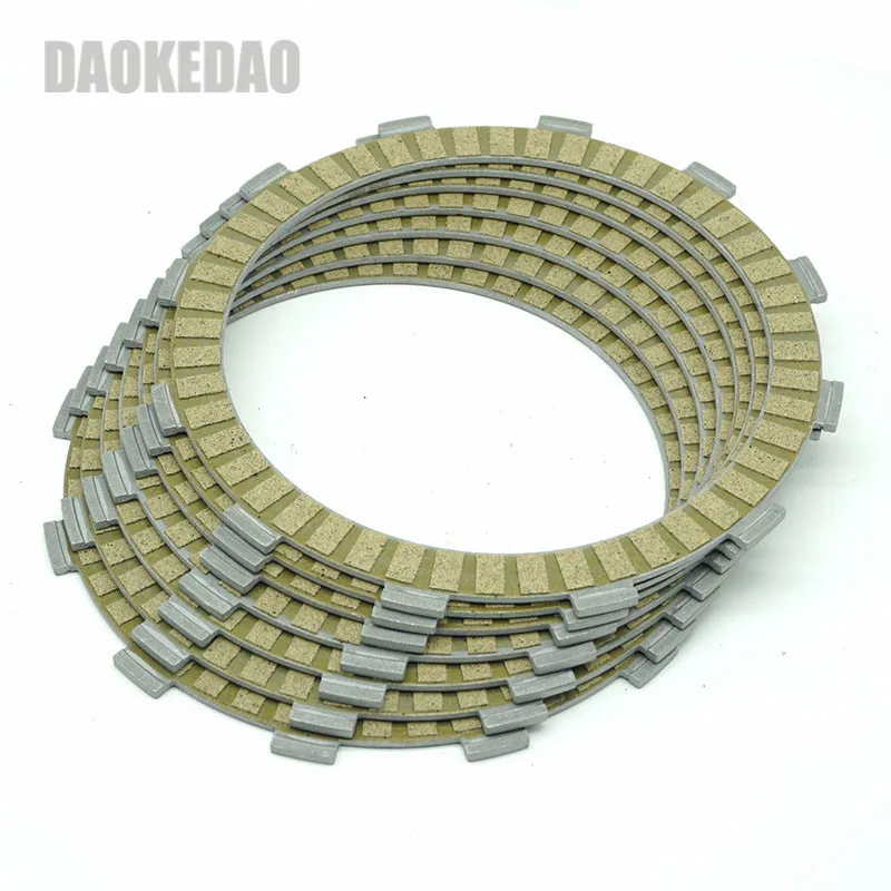 Per Kawasaki Zr7 1999-2000 Zr-7S 2001-2005 Zr750F Zr750H Zr 750 7 7S Kit Piastra Disco Frizione Fibra 7 Pezzi