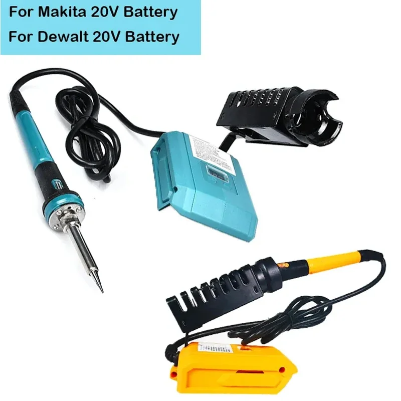 휴대용 솔더 건 빠른 용접 도구 Makita/DEWALT/Milwaukee/BlackDecker 18V 리튬 배터리 용 무선 납땜 인두 총