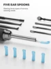 Ear Wax Removal,Ear Wax Removal Tool with 1296P HD Camera and 6 LED Lights, Ear Cleaner with 6 Ear Pick, Upgrade Ear Wax Removal 6