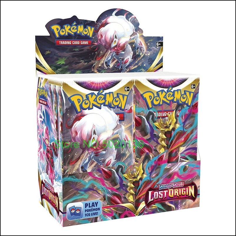 ポケモンカード オリジナルの英語のまつげ 華麗な星が箱に入った ダークティックブースター 失われた元の取引カード ゲームコレクションのおもちゃ Aliexpress