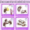 Eliminate cockroaches. 4