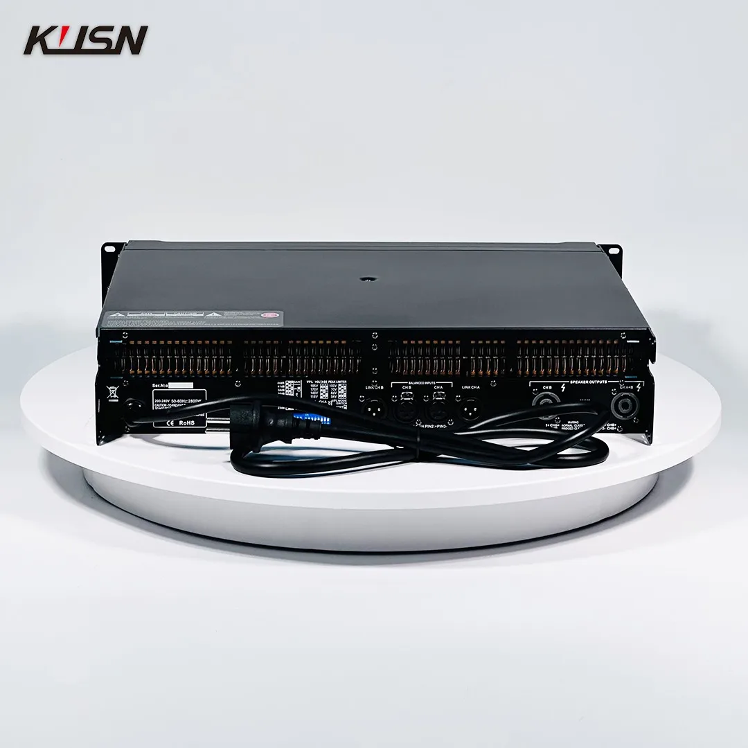 9000W 8 Ohm 1600W x2 High Performance Professional Digital Amplifier Stereo 2U Power Amplifier High-End Large Performances