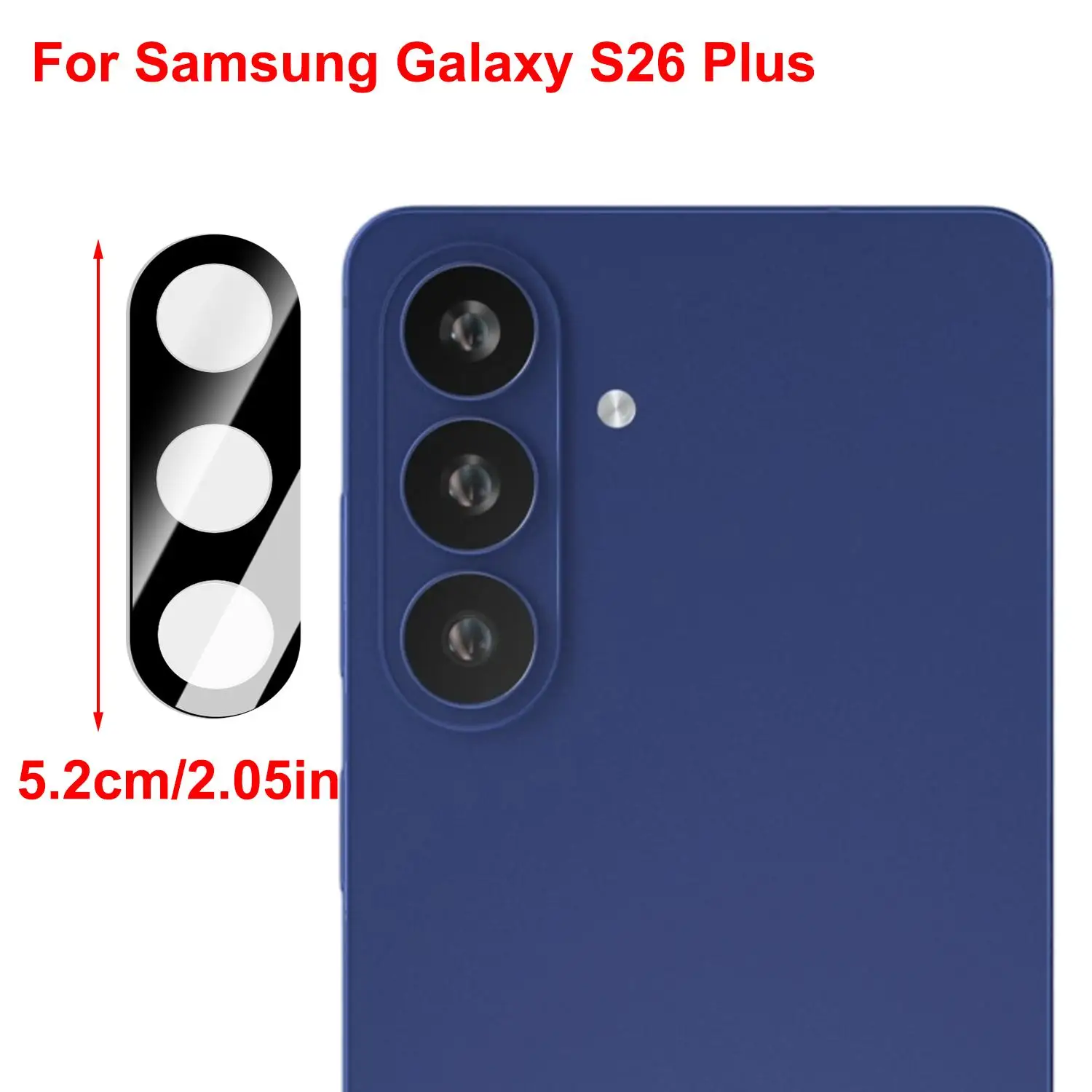 Ultra Clear 9H Tempered Glass Camera Lens Protector - Anti-Scratch, Case Friendly