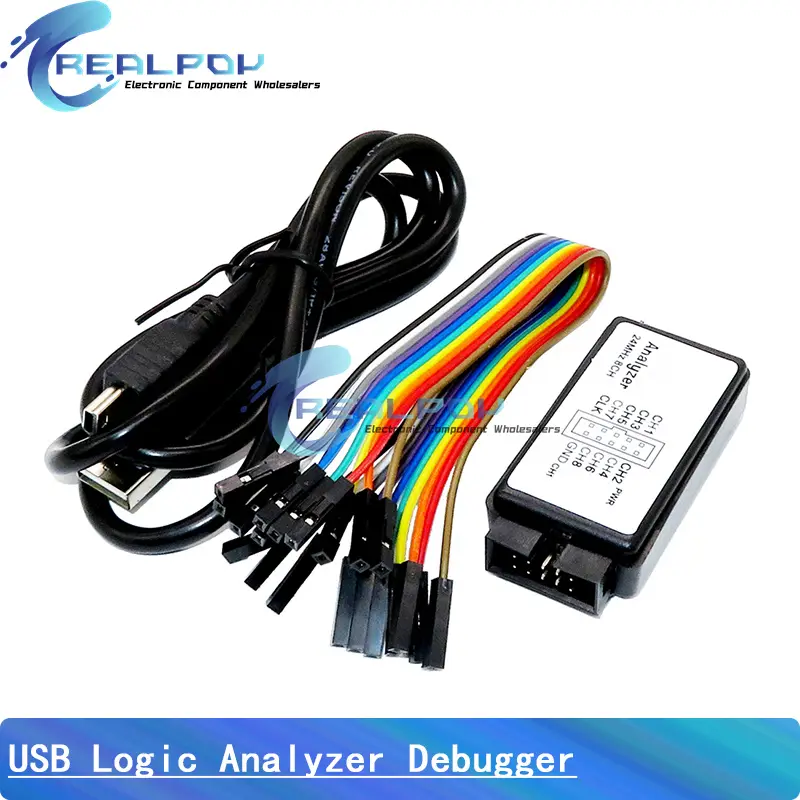 USB Logic Analyzer 24MHz 8 Channel 24M/seconds Logic Analyzer Debugger For ARM FPGA Logic Analyzer Logic 24M 8CH image 1
