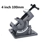 1 Piece 4-Inch 100mm Clamp Tilting Guide Rod Angle Flat-Nose Pliers 0-90 Degree Inclined Drilling Machine Vise 6