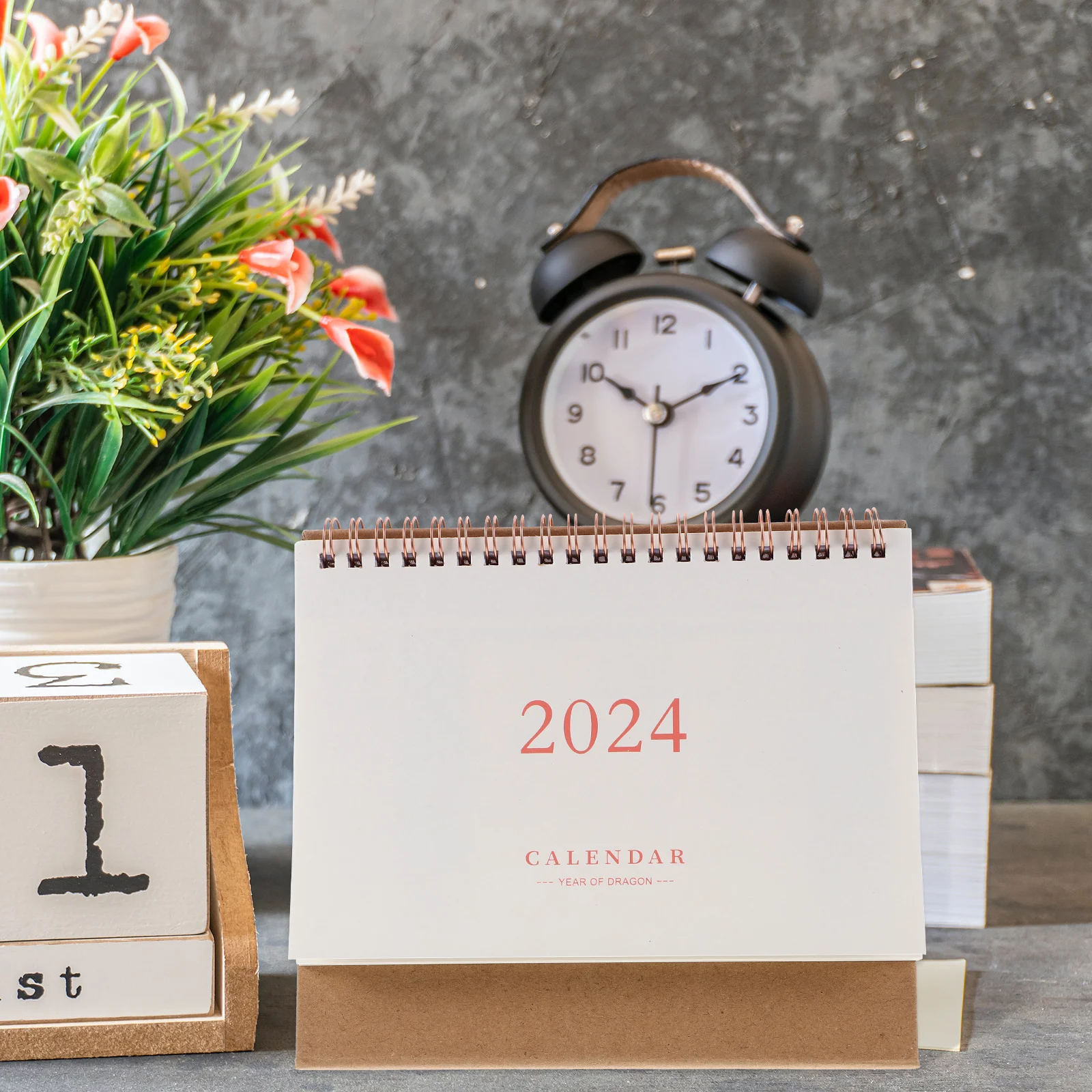 

Desk Calendar 2023-2024 Flip Calendar Desktop Calendar Blank Block Desk Calendar 2024 Planner Office Desk Ornament Stand Up Flip
