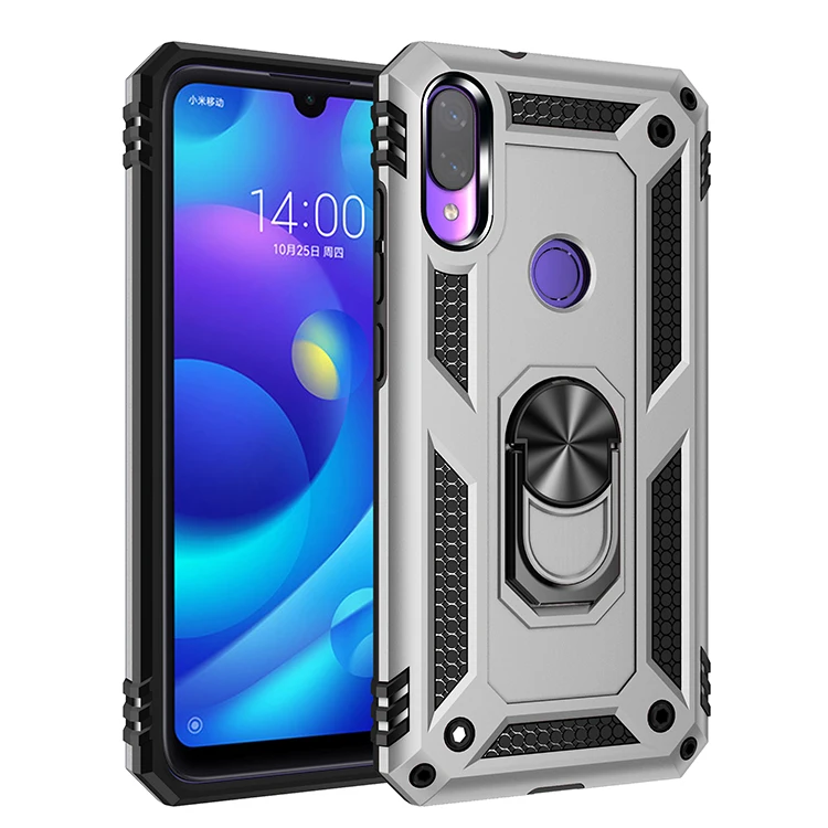 Shockproof Armor Phone Case with Finger Ring Holder Cover