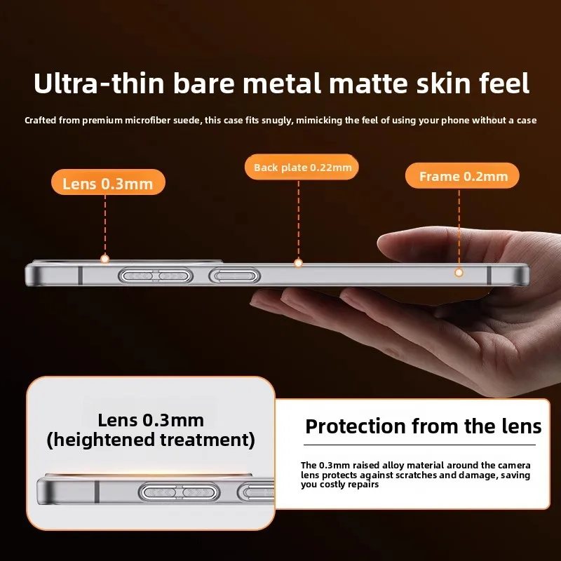 Ultra Slim Frosted PC Magnetic Case - Translucent Matte Anti-Drop Cover