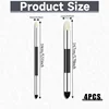4pcs 4-Pack Dual-Headed Sketch Pens: Round Foam, Sponge, and Felt Tips for Artists, Reusable & Washable Drawing Tools 2