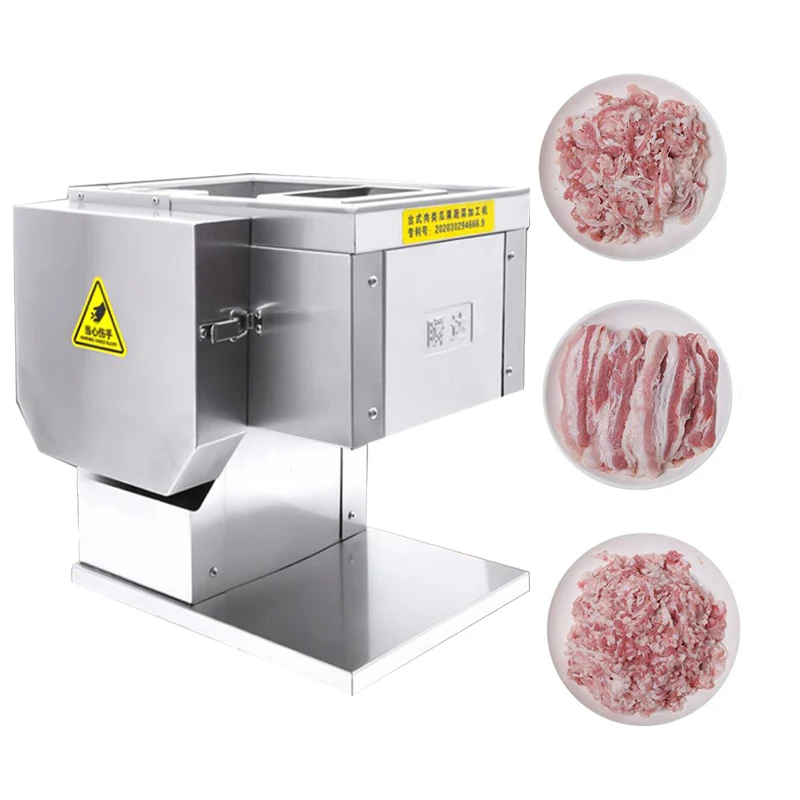 

220V 110V Electric Slicer Meat Cutter Machine Commercial Stainless Steel Meat Slicer Vegetable Cutting Machine Shredded Diced