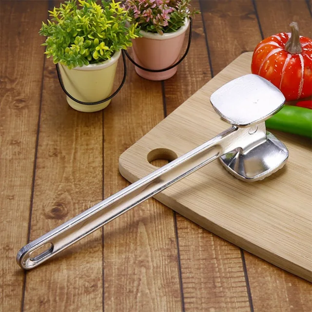 Többfunkciós Húskalapács Kétoldalas Hús Kalapács Hordozható Steak Sertés Szerszám Cink Ötvözet Gyengéd Konyhai - Image 4