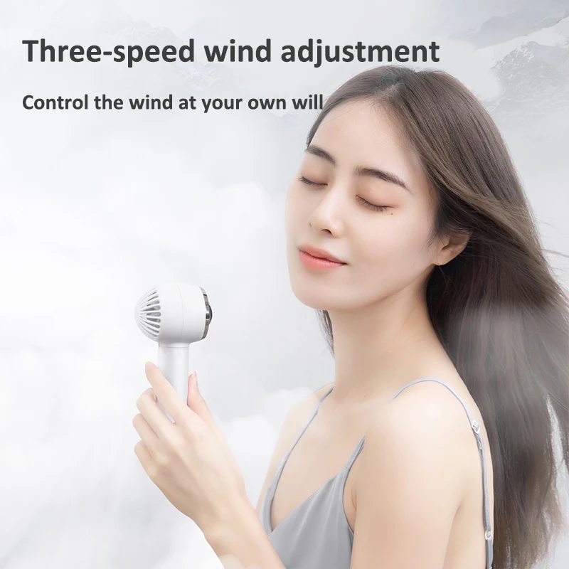 Handheld Fan USB Rechargeable Silent Small Fan Cooling 2000mAh Strong Summer Cooler Fan For Travel Outdoor Mini Fan Handy_voghion.com