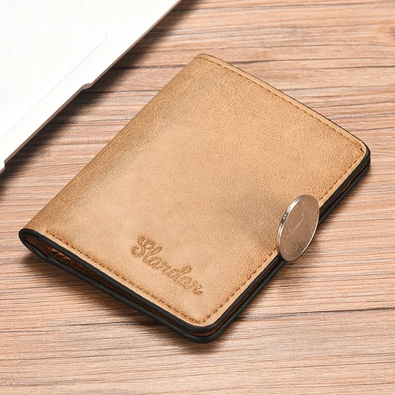 New retro card bag for men, ultra-thin and compact.Exquisite and high-end bank card holder sleeve
