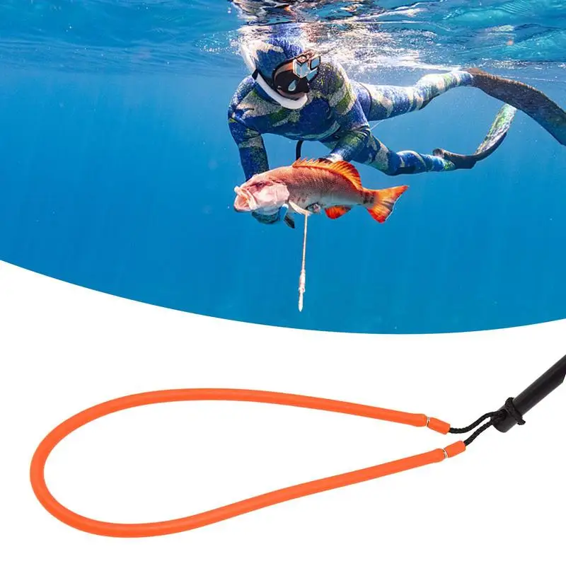 Spear Fishing Equipment Rubber Pole Spear Sling5*10mm Soft Ice