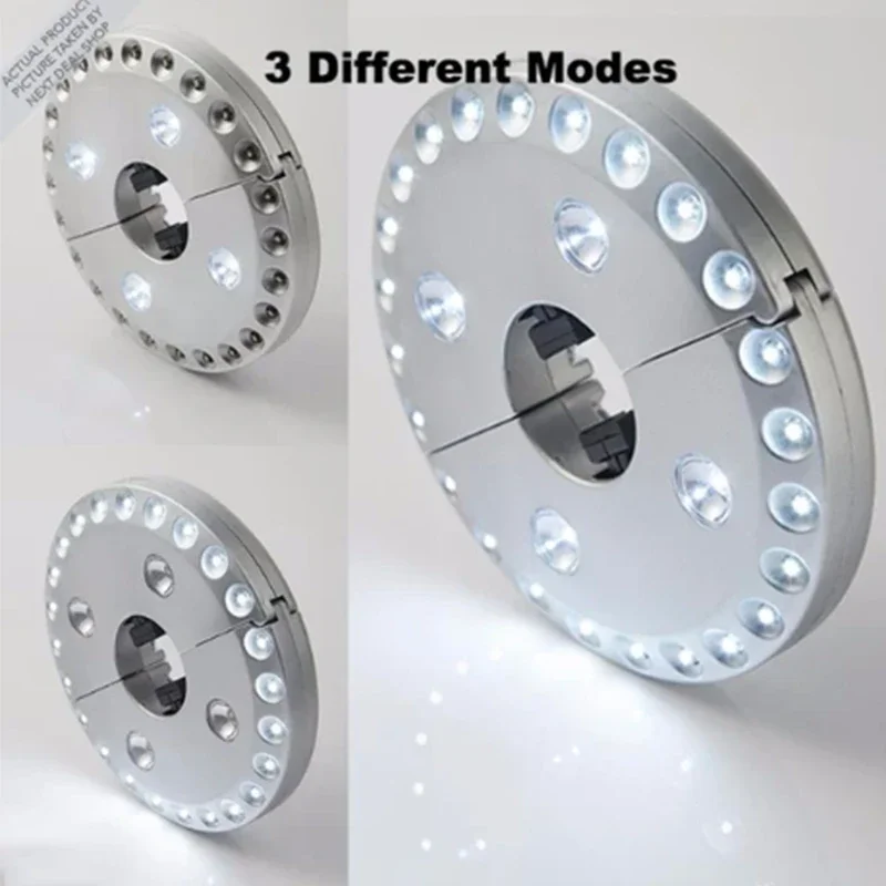 Patio Umbrella Lights 1PC Led Super Bright Patio LED Umbrella Light Outdoor Portable Camping Tent Light Lamp Hook Garden Lantern