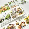2M/Roll Rural Life Scenery Washi Tape Retro Farm Scene Stickers For Scrapbooking Supplies Journal Bullet Journaling Art Crafts 1