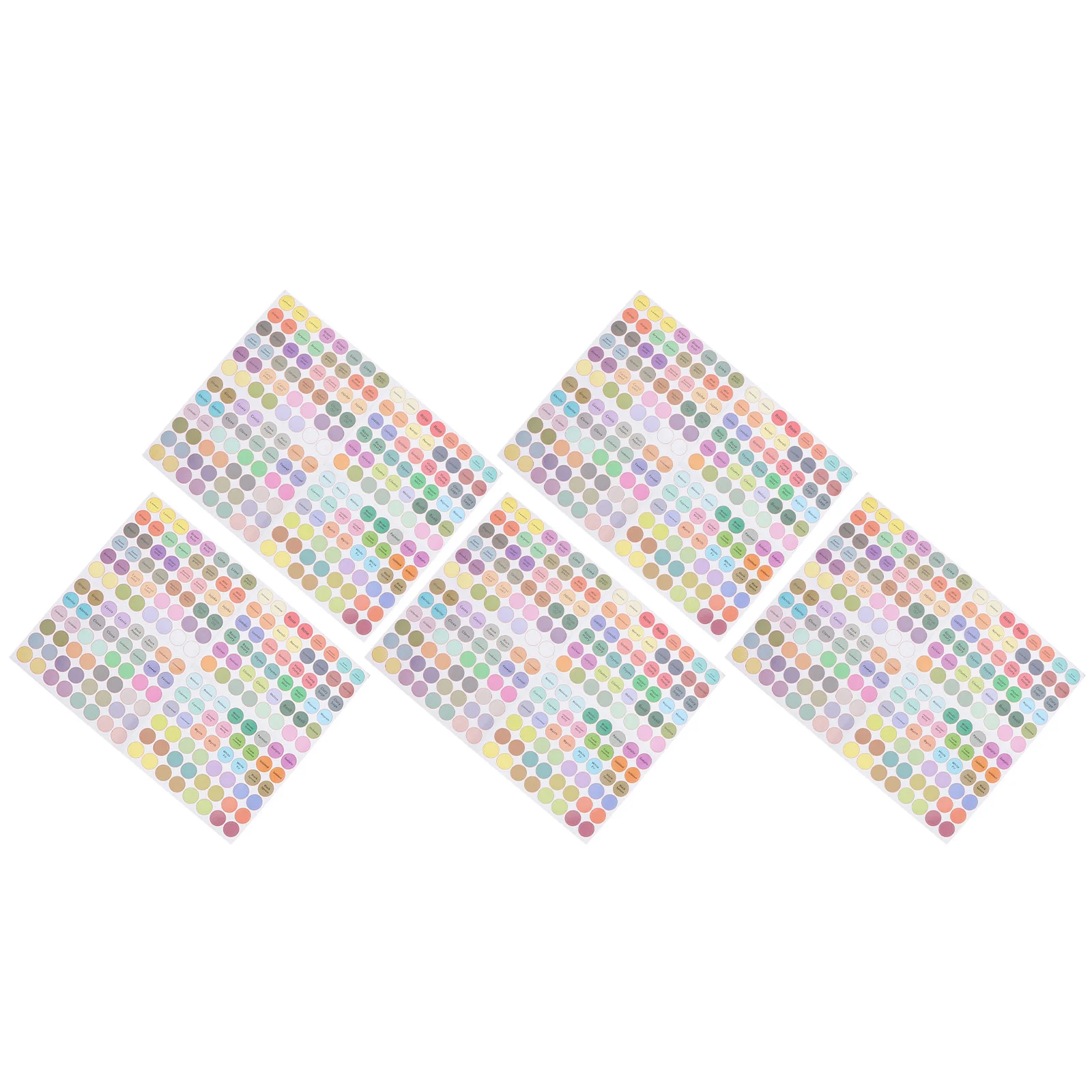 

5 шт., маленькие круглые наклейки для бутылок с роликами