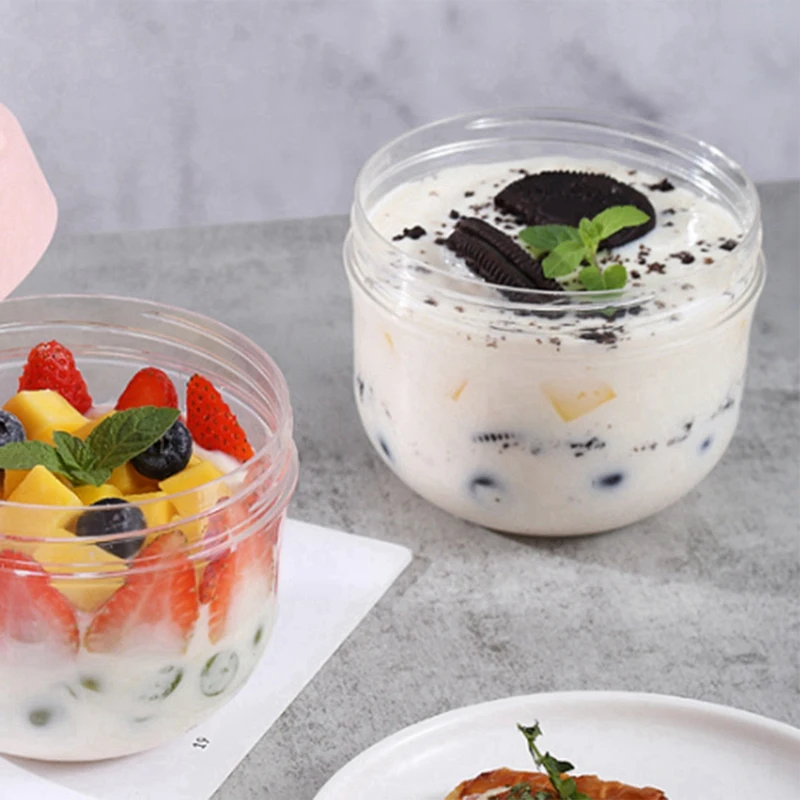 2PCS 20Oz Overnight Oats Container With Lid And Spoon - Portable Oatmeal  Breakfast Cup For On-The-Go - AliExpress