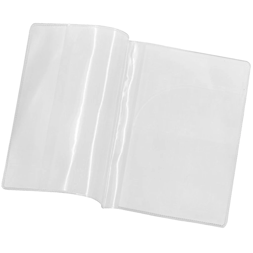 1/5/10/20 PCS Transparent Passport Protective Cover PVC Travel Dirt Protection Passport Cover Waterproof Credit Card Holder Bags - 6