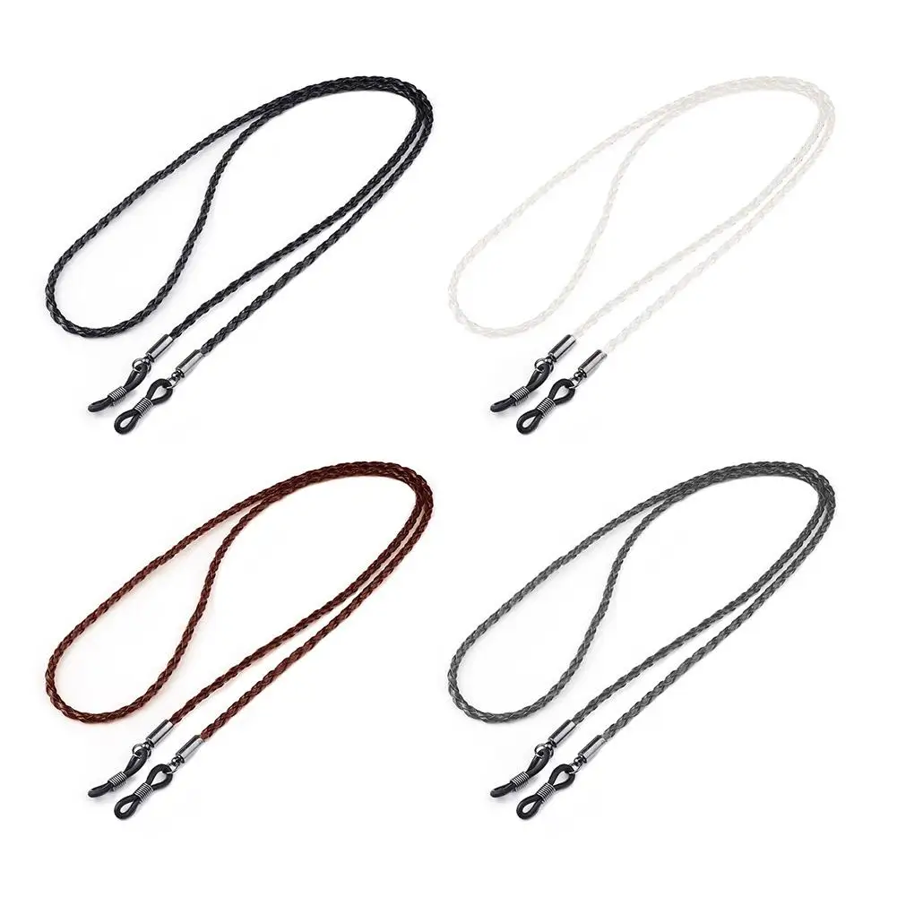 Frau Sonnenbrille Kette PU Twist Leder Seil Kette Sport Zubehör Lesen Nicht-slip Brillen Gläser Mehrfarbige Outdoor R9F4 – Detail 6