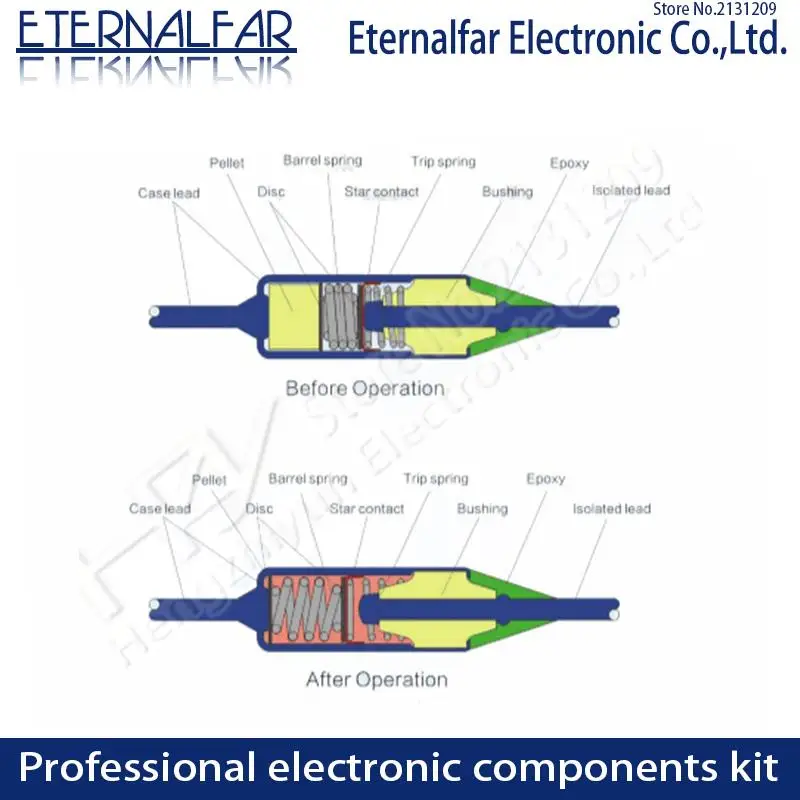 Interruptor do termostato do controle de temperatura, fusível térmico do TF, RY, RY, 10A, 15A, 250V, 135, 275, 280, 285, 300 C, 65C, 85C, 121C, 216C, 240C, 300C, grau