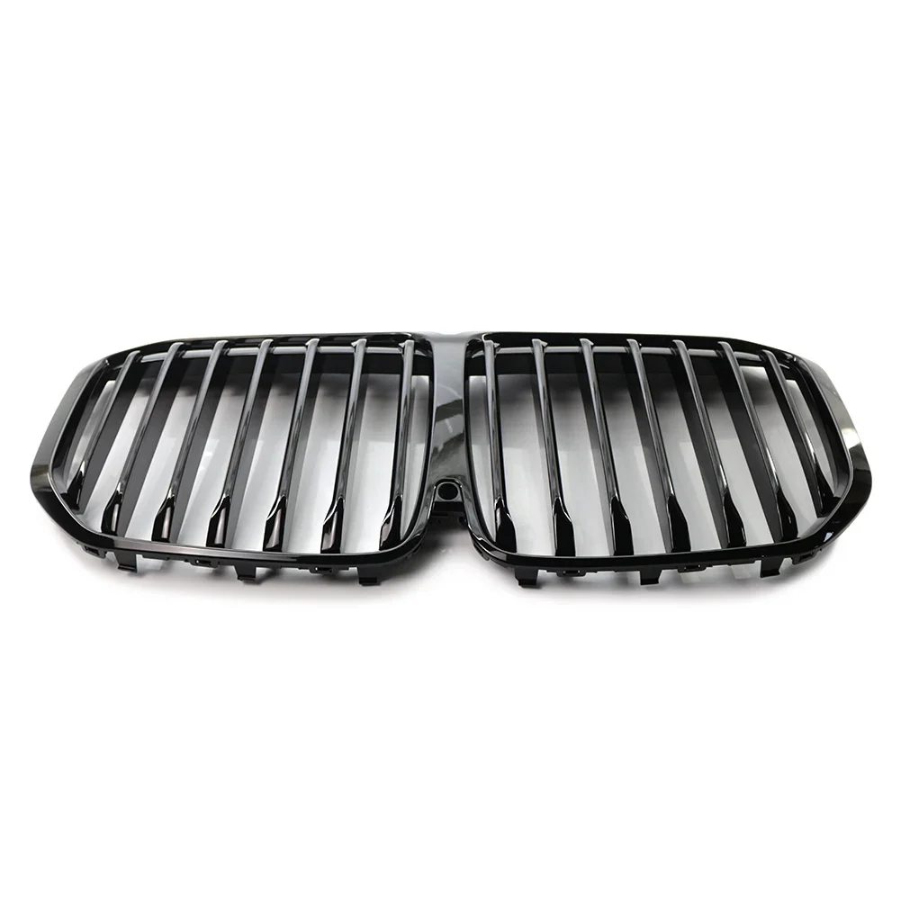 자동차 전면 키드니 레이싱 그릴, BMW G07 2019 2020 2021 2022 ABS 플라스틱 광택 블랙 그릴, X7
