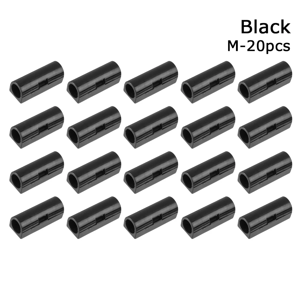 50 Clip Fermacavi Autoadesive Bianche – Regolabili – Organizzatore Per Cavi Auto, Casa, Ufficio – Plastica Resistente - 2