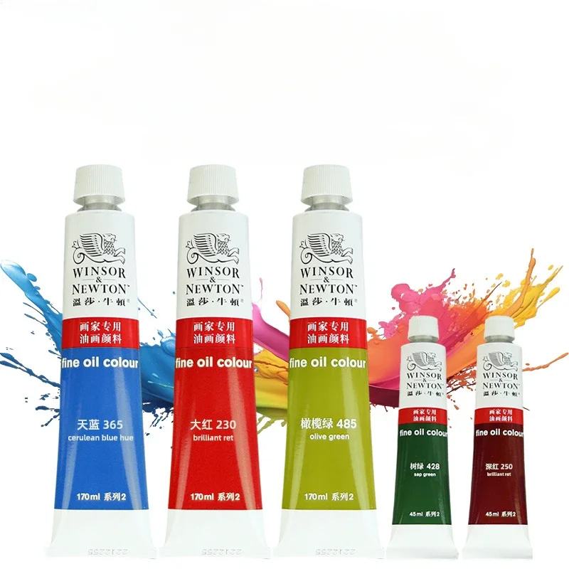 Oil Paint 170ml Large Capacity Aluminum Tube Fine Art Painting Pigment Fine Cream Quick Dry Art Supplies Oil Pastel