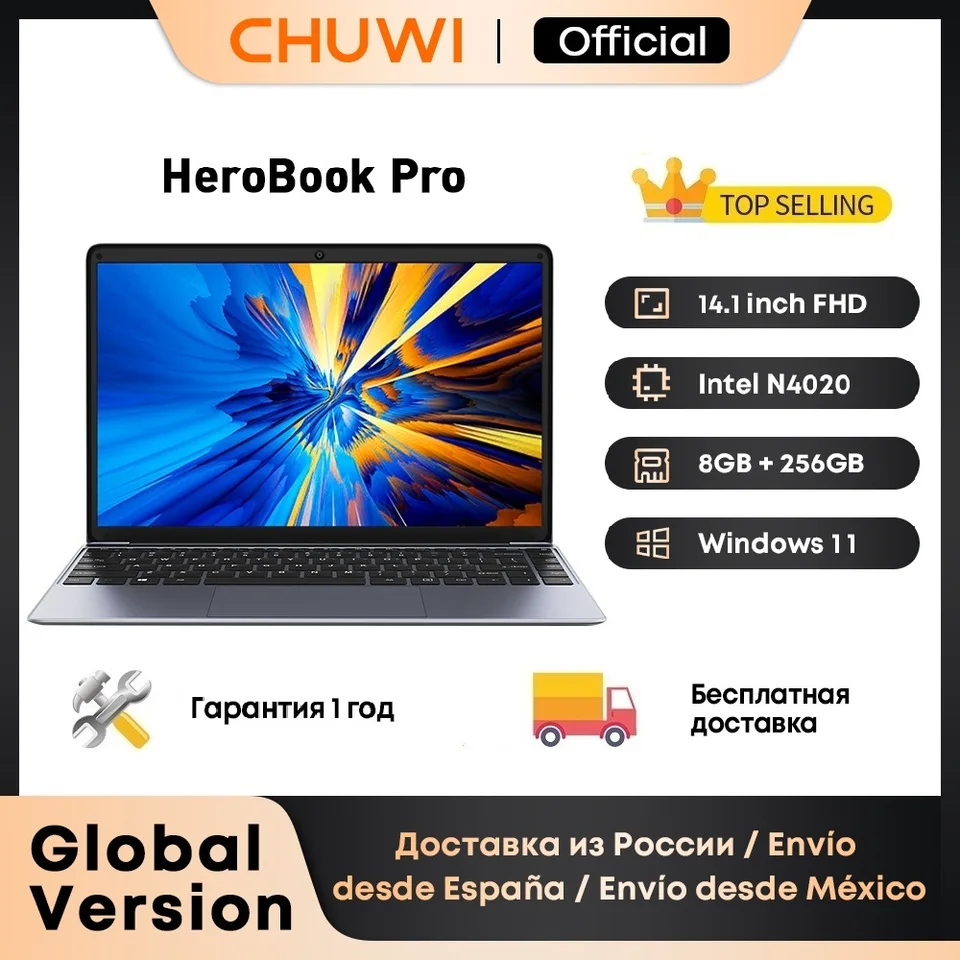 CHUWI HeroBook Pro 14.1インチ 8GB/256GB Amazon.com: CHUWI HeroBook Pro 14.1'' Laptop, 256GB SSD 8GB