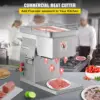 Vevor Commercial Meat Cutter Machine 1100 Lb/H 3Mm Stainless Steel With Pulley 600W Electric Food Cutting Slicer For Kitchen 2