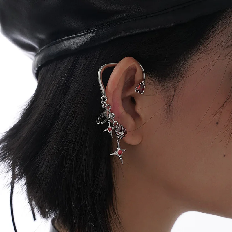 Drag Sister Taboo Series Mang Star Ear Clip Donna Senza Piercing All'Orecchio New Who Wear Who Is Drag Sister Regalo Di San Valentino
