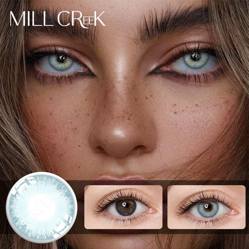 1Pair GEMSTONE Natural Color Contact Lenses