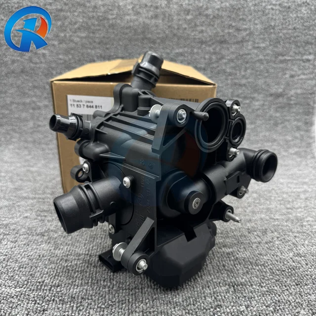 11538635689 F20 F30 F10 X3 X4 X5 N20 エンジンクーラントサーモスタットとハウジングに対応 2個のサーモスタットアセンブリ、と互換性がある BMW F20 F30 F10 X1 X3