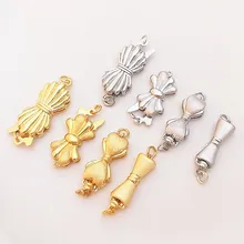 

2020 Crystal Fashion Clasps Bracelets Necklaces Hooks Chain Closure Findings Accessories for Jewelry Making Wholesale