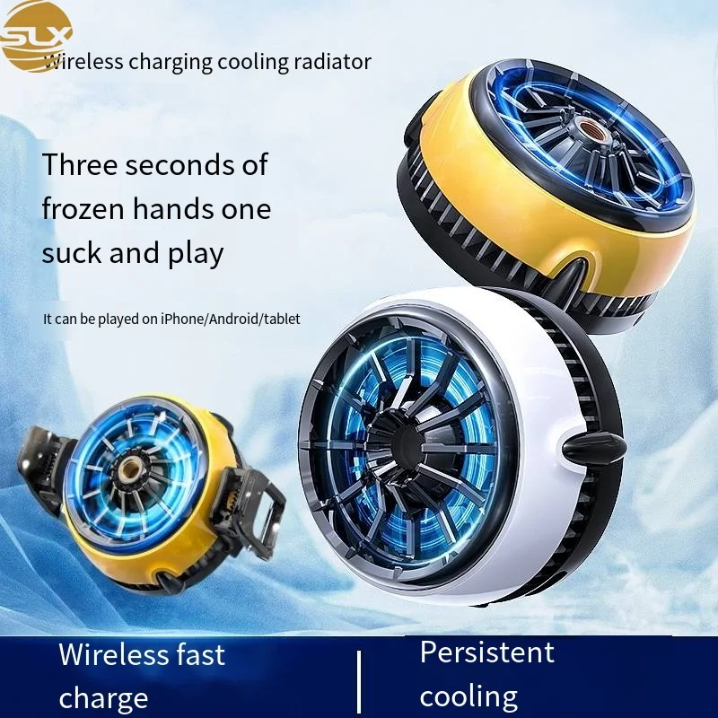 

CX03 DLA6 MEMO Mobile Phone Radiator Wireless Charging Multi-function Mobile Phone Cooler Mobile Phone Cooling Fan