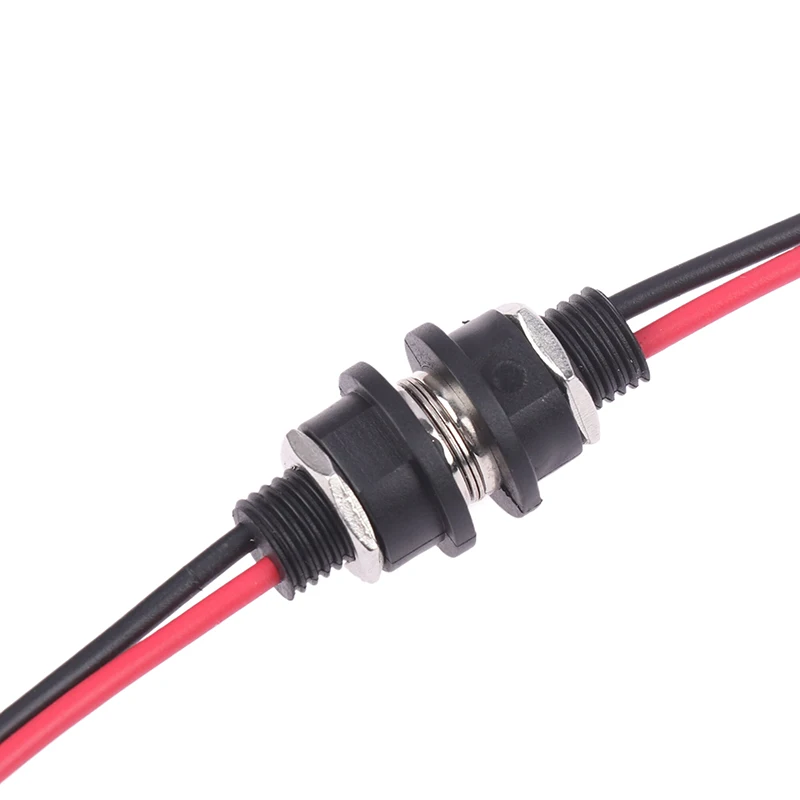 JCD DC-15A-CX 스레드 방수 터미널, 암수 플러그, USB 10mm 마그네틱 커넥터, 충전 전원 케이블 코드