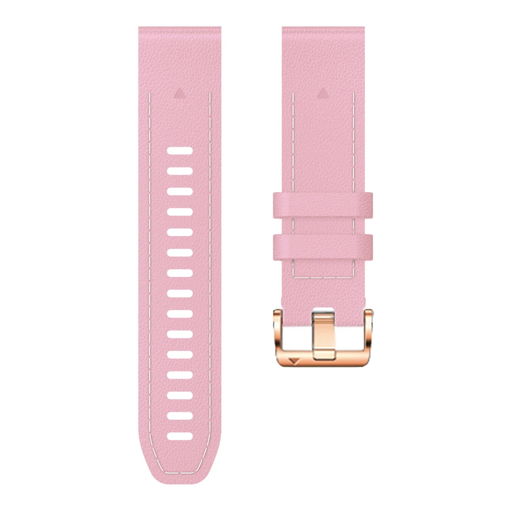 Premium 20mm Quick Fit Leather Silicone Watch Strap Replacement Bracelet