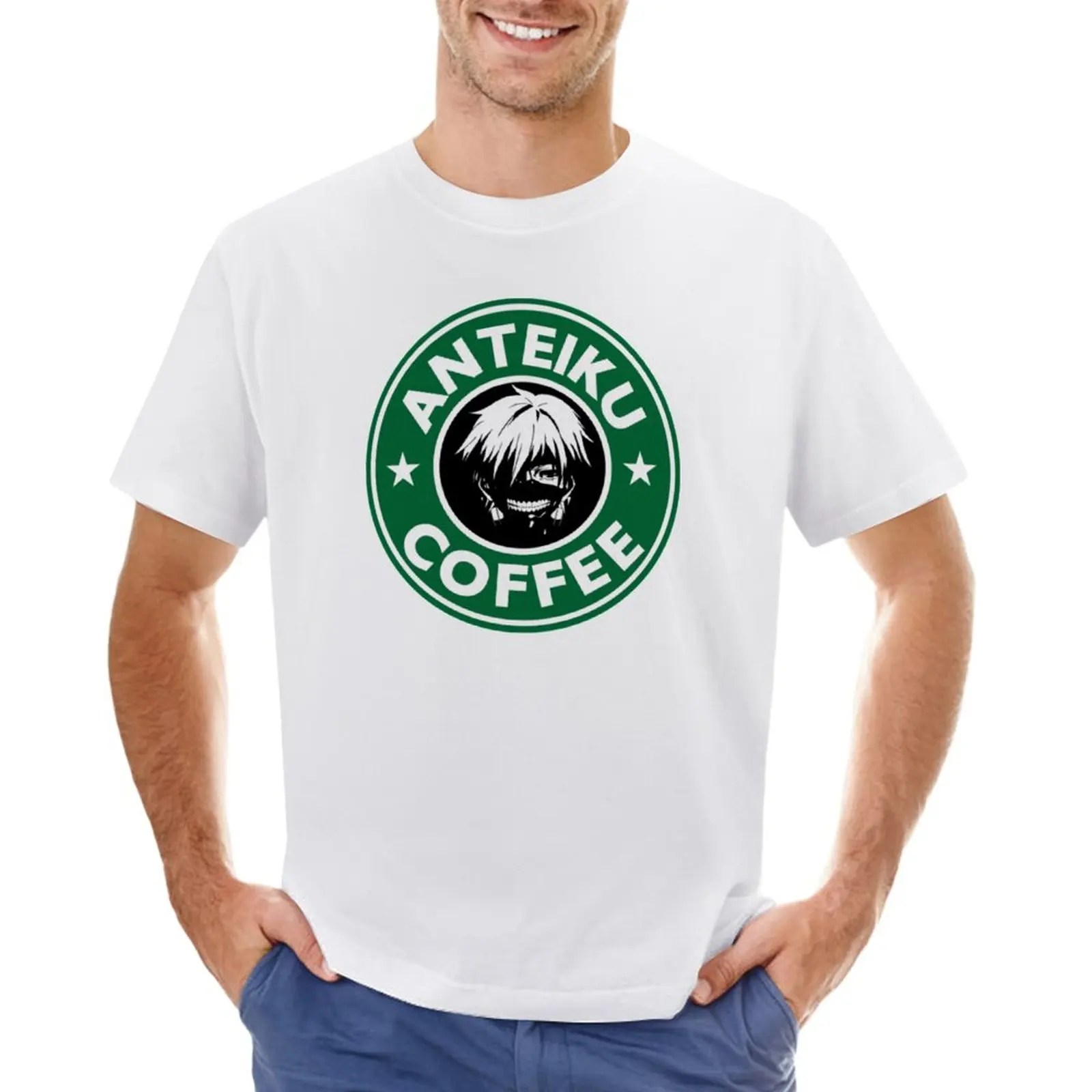 

Anteiku Coffee Shirt T-Shirt new edition summer clothes men graphic t shirts