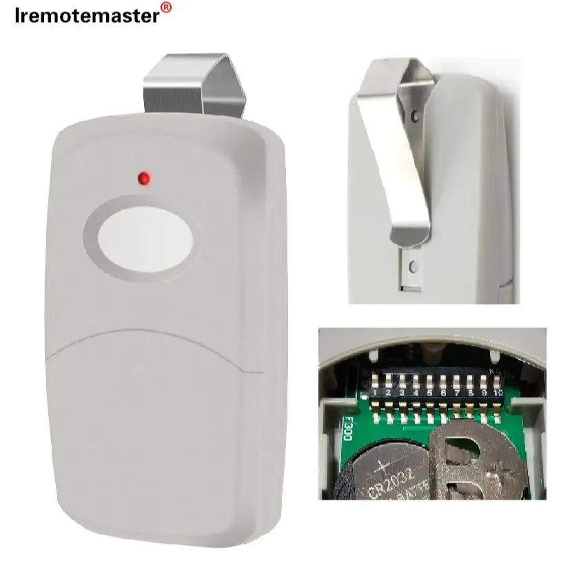 Linear Multicode 4140 Garage Door Remote - 5 Pack Black/Silver Replacement Controllers