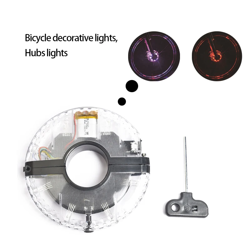 

Ходовые огни для дорожного/горного велосипеда, цветные огни для ночной езды, велосипедные аксессуары, Необычные велосипедные огни с длительным сроком службы