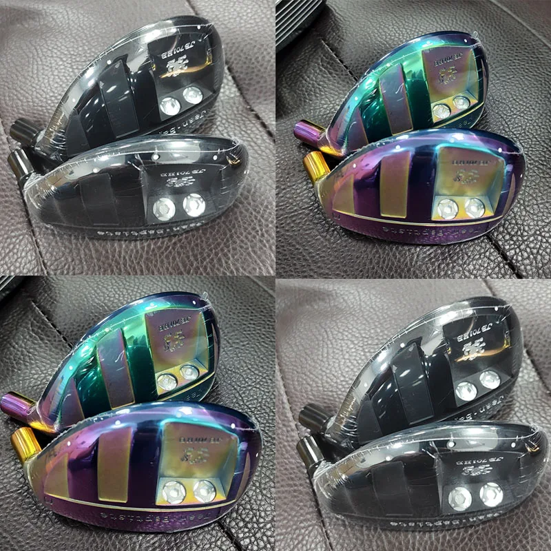 Description Picture 6 of itemGolf Hybrids Jean Baptiste JB701HB 18 21 Degree Black/Rainbow Colour Golf Clubs Rainbow Golf Hybrid Head Only No Shaft