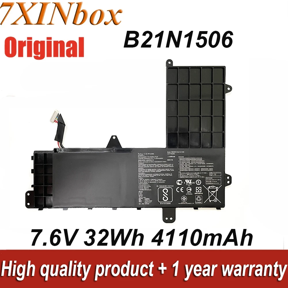 

Новый аккумулятор для ноутбука B21N1506 7,6 В 4110 мАч для ASUS EeeBook E502MA L502MA E502SA E502NA-2A 2B 2C VivoBook E502NA Series