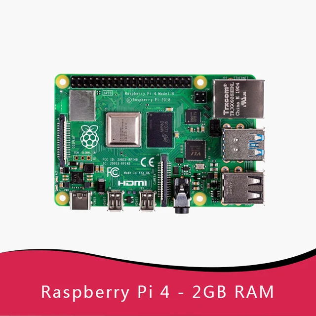 Official Original Raspberry Pi 4 Model B Dev Board or 4b Kit(G