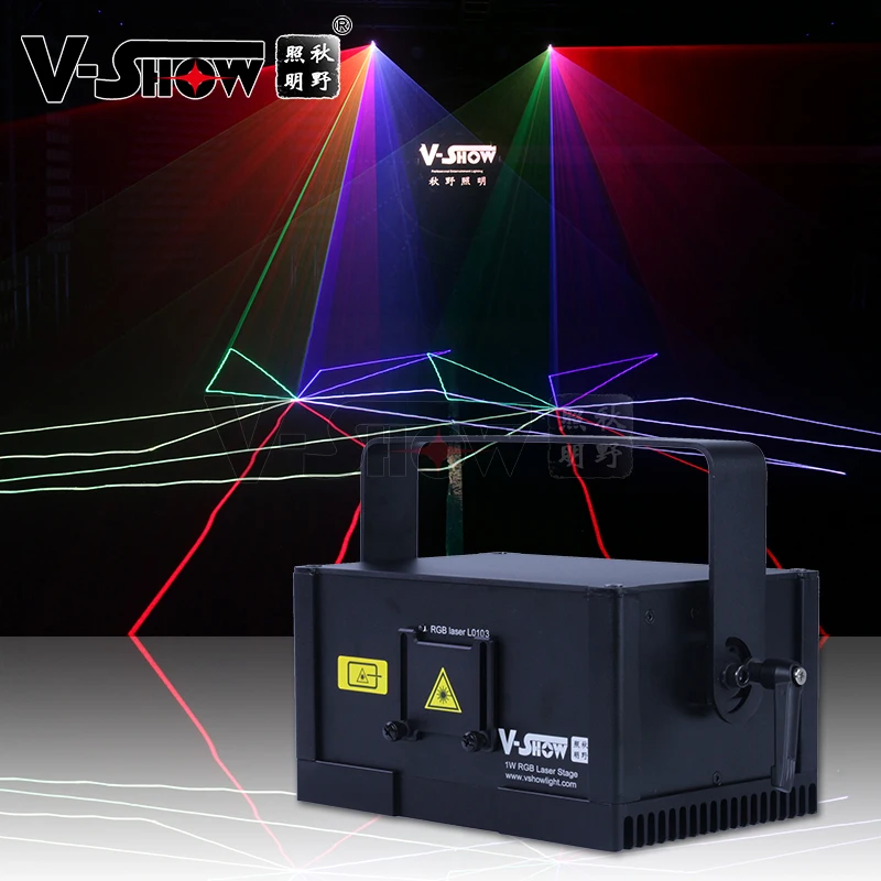

Mini 1W RGB full color dj laser for party Laser Light animation projector show night club disco stage lighting