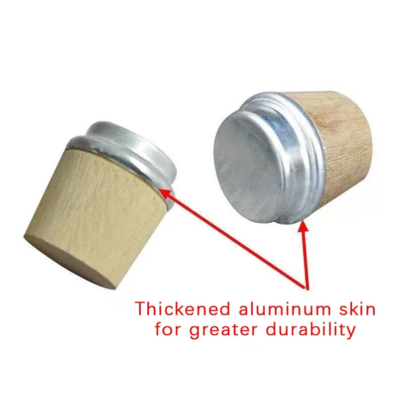 2 Pcs Wood Thermos Stopper Sealed Safe Durable Vacum Flask's Cork Plug Lid Cap Bottle Cork Plug Replace ​Kettle Accessories Tool