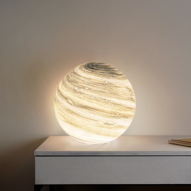 Palm Star River Lamp Moon Table Lamp Moon Creative Christmas Gift Star Light Ins Internet Celebrity Bedroom Lampada Da Comodino