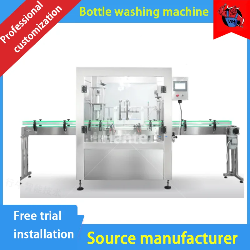 Automatic Bottle Washer Airjet Cleaning Machine Industrial Bottle Washing Machine Glass Cleaning
