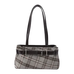 Vintage Style Women's Tote Bag - Large Capacity Shoulder Handbag for Work, Travel, and Daily Use (Coffee)