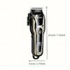 Kemei KM-PG1990A - Sleek Cordless Hair Clipper - Precision Electric Hair Trimmer for Men with Professional Barber Results 4